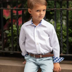 Bradford Trousers in Bay Tree Blue Chino