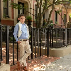 Bradford Trousers in King's Way Khaki Corduroy