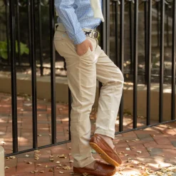 Bradford Trousers in King's Way Khaki Corduroy