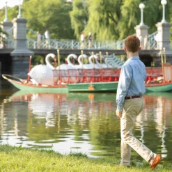 Bradford Trousers in King's Way Khaki Corduroy