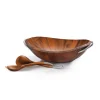 Braid Salad Bowl with Servers