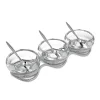 Braid Triple Condiment Set with Spoons