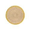 Braided Abaca Placemat in Natural & Straw