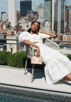 Brancuse Clutch in Blush