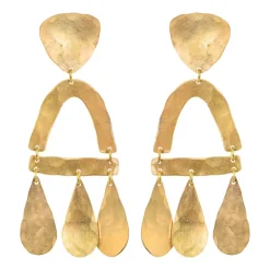 Brass Castara Earrings
