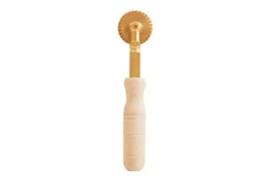Brass Fluted Pasta & Pastry Wheel