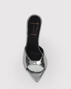 Brea in Silver Mirror Metallic