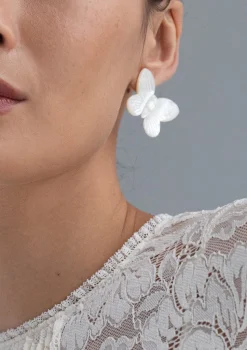 Bree Earrings in Mother of Pearl