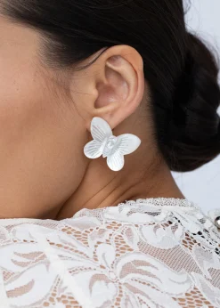 Bree Earrings in Mother of Pearl