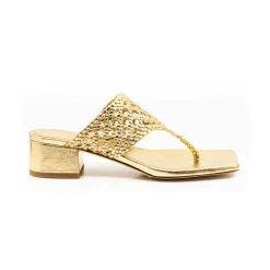 Brenda Gold Sandal