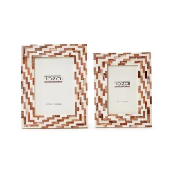 Brick Mosaic Photo Frame, Set of 2