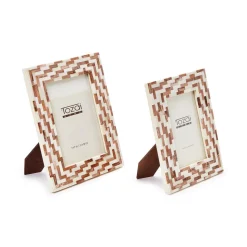Brick Mosaic Photo Frame, Set of 2