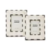 Brick Pattern Photo Frames, Set of 2