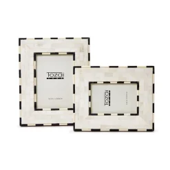 Brick Pattern Photo Frames, Set of 2