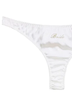 Bridal Luxe Thong in Ivory