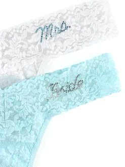 Bride & Mrs. Low Rise Thong Gift Set