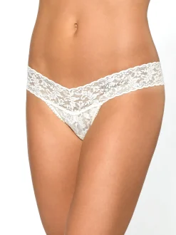Bride Crystal Signature Lace Low Rise Thong