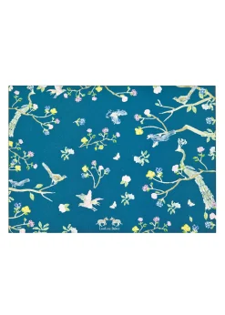 Bridesmaid Cards in Blue Floral, Set of 10