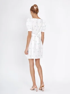 Brigitte Mini Dress in Linum