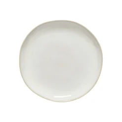 Brisa Collection Dinner Plates in Branca, Set of 6