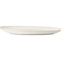 Brisa Collection Oval Platter 16" in Branca