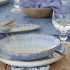 Brisa Collection Pasta Bowls 9" in Ria Blue, Set of 6