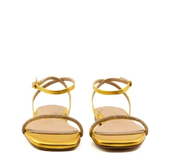 Brook Flat Gold Sandal