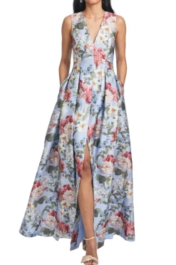 Brooke Gown in Powder Blue Bouquet