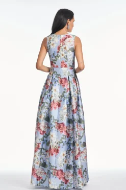Brooke Gown in Powder Blue Bouquet