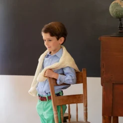 Brooks Button Down in Andover Blue with Chatham Check