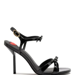 Brooks Sandal In Black Patent Leather