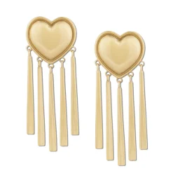 Brushed Party Harty Earrings