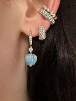 Bubble Ear Cuff in Diamond