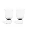 Bubble Glass Tumbler in Clear, Set of 2