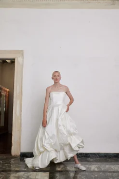 Bubble Hem Gown | STYLE 040