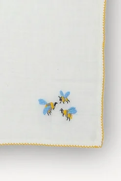 Bumblebee Embroidered Shawl Blanket