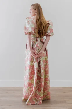 Bungalow Dress in Brocade Garden Party