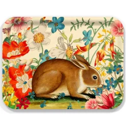 Bunny Maximus Large Rectangular Birchwood Tray