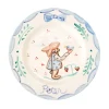 Bunny Plate in Blue, 7.5"