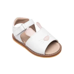 Bunny Sandal Toddler White