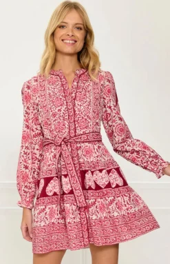 Burgundy Patchwork Gemma Mini