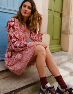 Burgundy Patchwork Gemma Mini