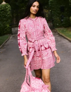 Burgundy Patchwork Gemma Mini