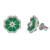 Buttercup Emerald Stud Earrings