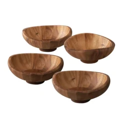 Butterfly Salad Bowls, Set of 4
