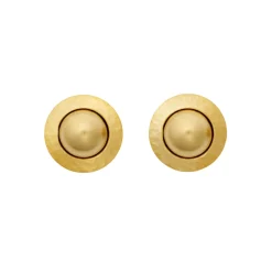 Button Stud Earrings