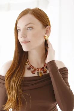 Button Stud Earrings