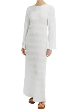 Cabana Maxi Dress in White