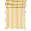 Cabana Stripe 18" x 90" Table Runner in Sunshine