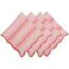 Cabana Stripe Napkin, Set of 4 in Coral